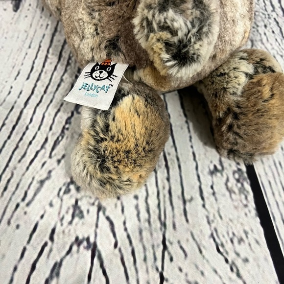 Jellycat 11" Woodland Babe Bunny Plush Brown stuffed animal toy - Picture 4 of 5